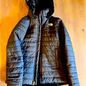 Girls North Face Black Size Medium 10/12